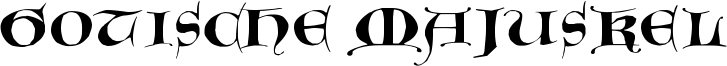 Gotische Majuskel Font