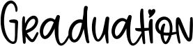 Graduation Font