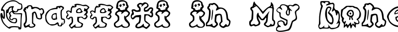 Graffiti in my Bones Font