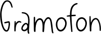 Gramofon Font