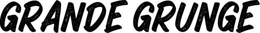 Grande Grunge Font