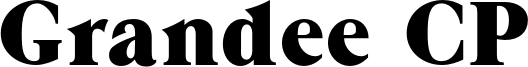 Grandee CP Font