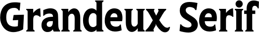 Grandeux Serif Font