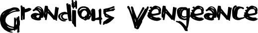 Grandious Vengeance Font