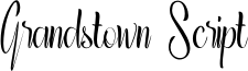 Grandstown Script Font
