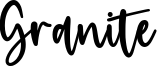 Granite Font