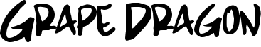 Grape Dragon Font