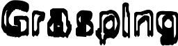 Grasping Font