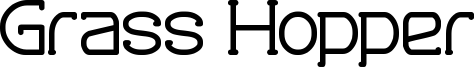 Grass Hopper Font