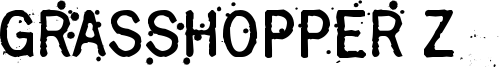 Grasshopper Z Font