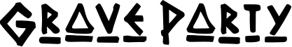 Grave Party Font