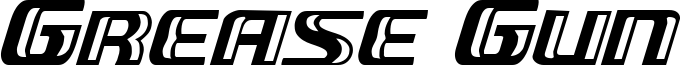 Grease Gun Font