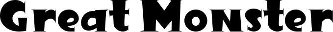 Great Monster Font