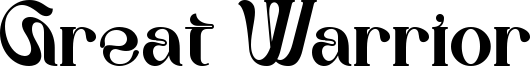 Great Warrior Font