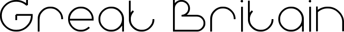 Great Britain Font