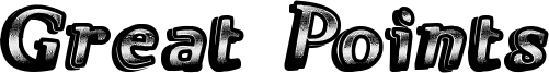 Great Points Font
