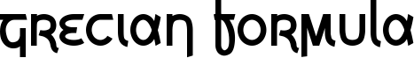 Grecian Formula Font