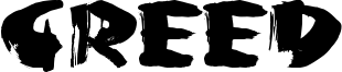 Greed Font