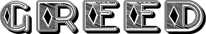 Greed Font