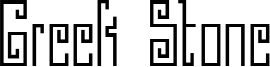 Greek Stone Font