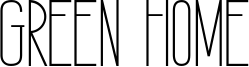 Green Home Font