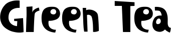 Green Tea Font