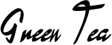 Green Tea Font