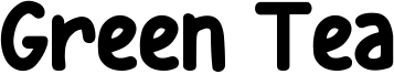Green Tea Font