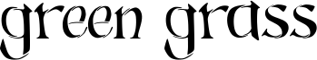 Green Grass Font