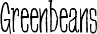 Greenbeans Font