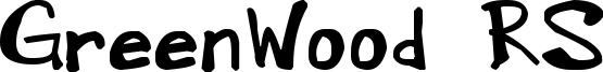 GreenWood RS Font