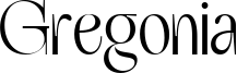 Gregonia Font