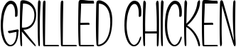 Grilled Chicken Font