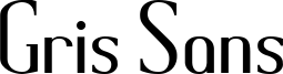 Gris Sans Font