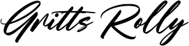 Gritts Rolly Font
