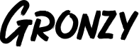 Gronzy Font