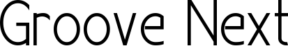 Groove Next Font