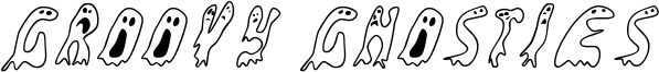 Groovy Ghosties Font