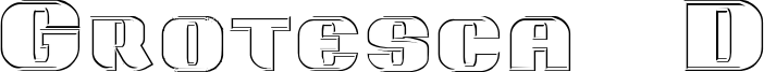 Grotesca 3D Font