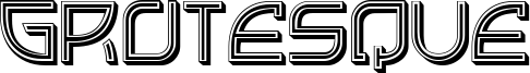 Grotesque Font