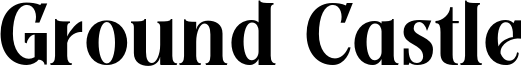 Ground Castle Font