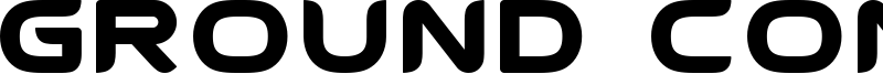 Ground Control Font