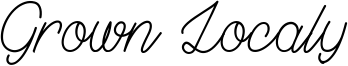 Grown Localy Font