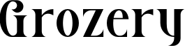 Grozery Font