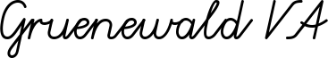 Gruenewald VA Font