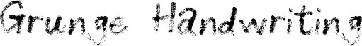 Grunge Handwriting Font