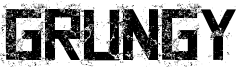 Grungy Font