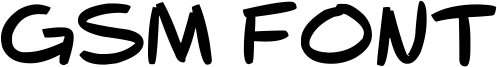 GSM Font Font