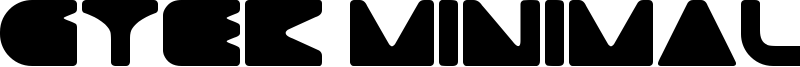 Gtek Minimal Font