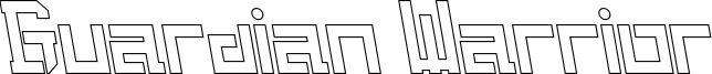Guardian Warrior Light Back Italic.otf